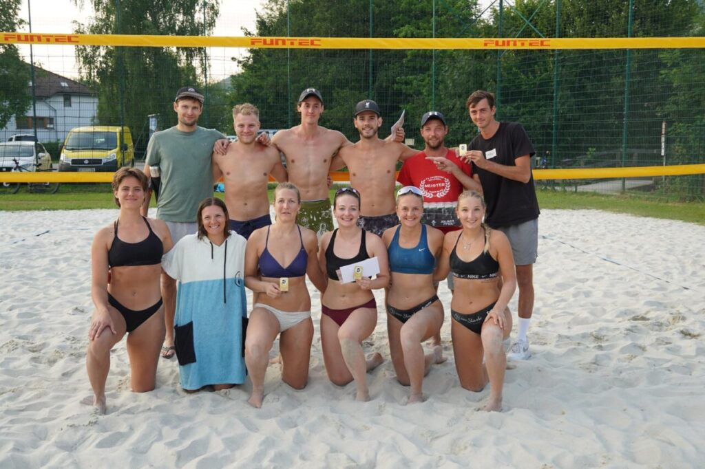 Siegerfoto Beachvolleyballturnier Mondsee 2025